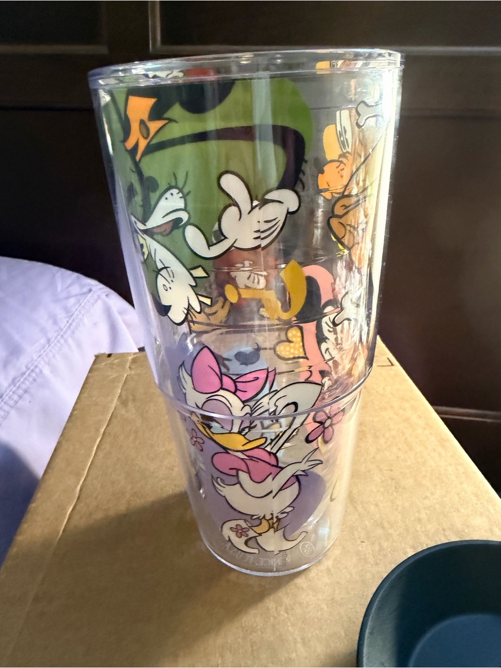 Disney tee is tumbler with characters